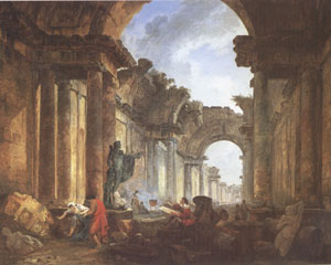 Imaginary View of the Grande Galerie in Ruins (mk05)
